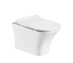 Подвесной унитаз Orange C02-100W 34*49 безободковый с крышкой-сиденьем микролифт Slim Подвесной унитаз Orange C02-100W 34*49 безободковый с крышкой-сиденьем микролифт Slim