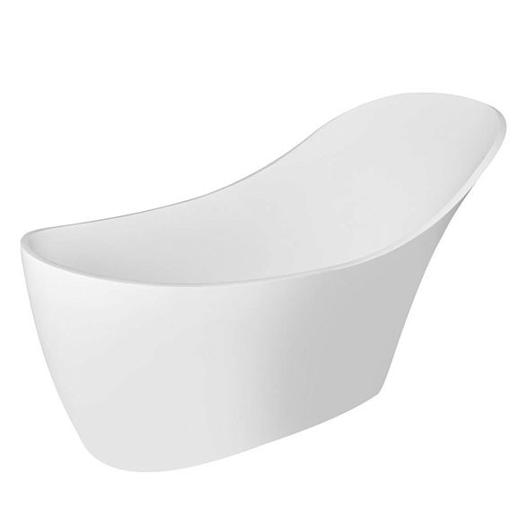 Ванна из искусственного камня NT Bagno NT302 Mont Blanc 167х74 белая матовaя