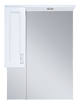 Зеркало-шкаф Misty Дива 65 L белый с подсветкой Зеркало-шкаф Misty Дива 65 L белый с подсветкой