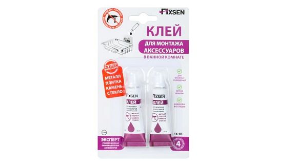 Клей для монтажа аксессуаров Fixsen FX-90