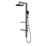 Душевая стойка Vincea Inspire VSFS-3I11GM с изливом вороненая сталь Душевая стойка Vincea Inspire VSFS-3I11GM с изливом вороненая сталь