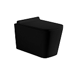 Подвесной унитаз Ceruttispa Maiella Aria MB CT9163 35*49 безободковый, матовый черный с крышкой-сиденьем микролифт Slim Подвесной унитаз Ceruttispa Maiella Aria MB CT9163 35*49 безободковый, матовый черный с крышкой-сиденьем микролифт Slim