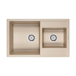 Кухонная мойка Paulmark Tandem PM238250-QU 82*50 кварц Кухонная мойка Paulmark Tandem PM238250-QU 82*50 кварц