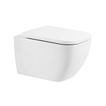 Подвесной унитаз BelBagno Alpina BB10100CHR/SC 35,5*50 безободковый с крышкой-сиденьем микролифт Подвесной унитаз BelBagno Alpina BB10100CHR/SC 35,5*50 безободковый с крышкой-сиденьем микролифт