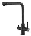 Смеситель Esko Granite Black GR 05 B для кухни, с подключением к фильтру, Г-излив Смеситель Esko Granite Black GR 05 B для кухни, с подключением к фильтру, Г-излив