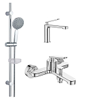 Комплект смесителей Agger Beauty A2631100 3в1 Комплект смесителей Agger Beauty A2631100 3в1