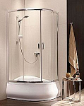 Душевой уголок Radaway Premium Plus E 1700 графитовое стекло 100*80*170 L/R без поддона Душевой уголок Radaway Premium Plus E 1700 графитовое стекло 100*80*170 L/R без поддона