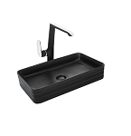 Накладная раковина WeltWasser Elbach 2250 MB 67,5*38 черная матовая Накладная раковина WeltWasser Elbach 2250 MB 67,5*38 черная матовая