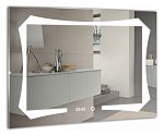 Зеркало Silver Mirrors Otto 80*60 с Led-подсветкой сенсорный выключатель часы Зеркало Silver Mirrors Otto 80*60 с Led-подсветкой сенсорный выключатель часы