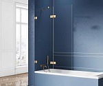 Душевая шторка на ванну New Trendy Avexa Gold Brushed EXK-2014 120*150 L Душевая шторка на ванну New Trendy Avexa Gold Brushed EXK-2014 120*150 L