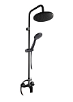 Душевая стойка Rav Slezak Colorado CO182.5/3CMATC хром/черный матовый Душевая стойка Rav Slezak Colorado CO182.5/3CMATC хром/черный матовый