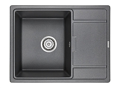 Кухонная мойка Paulmark Flugen PM216550-DG 65*50 с крылом графит