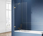 Душевая шторка на ванну New Trendy Avexa Gold Brushed EXK-2005 60*150 L/R Душевая шторка на ванну New Trendy Avexa Gold Brushed EXK-2005 60*150 L/R