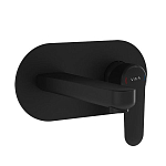 Внешняя часть смесителя Vitra Root Round A4272136EXP для раковины черный матовый скрытый монтаж Внешняя часть смесителя Vitra Root Round A4272136EXP для раковины черный матовый скрытый монтаж