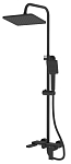 Душевая стойка Knotlor Vigor KN-72/BL с изливом черная матовая Душевая стойка Knotlor Vigor KN-72/BL с изливом черная матовая