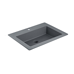 Мебельная раковина Vincea VCB-13600G 60*48 серая (приобретается в комплекте с тумбой) Мебельная раковина Vincea VCB-13600G 60*48 серая (приобретается в комплекте с тумбой)