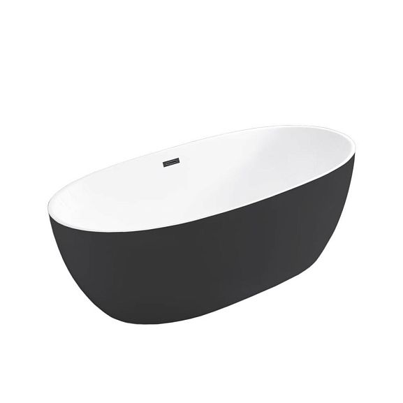Акриловая ванна Vincea VBT-405-1860 186х90 черная