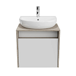 Тумба под раковину Kerama Marazzi Pro 60 белая глянцевая, 1 ящик Тумба под раковину Kerama Marazzi Pro 60 белая глянцевая, 1 ящик