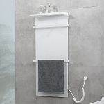 Электрический полотенцесушитель Black & White Moon N-388WM 40*90 белый мрамор Электрический полотенцесушитель Black & White Moon N-388WM 40*90 белый мрамор