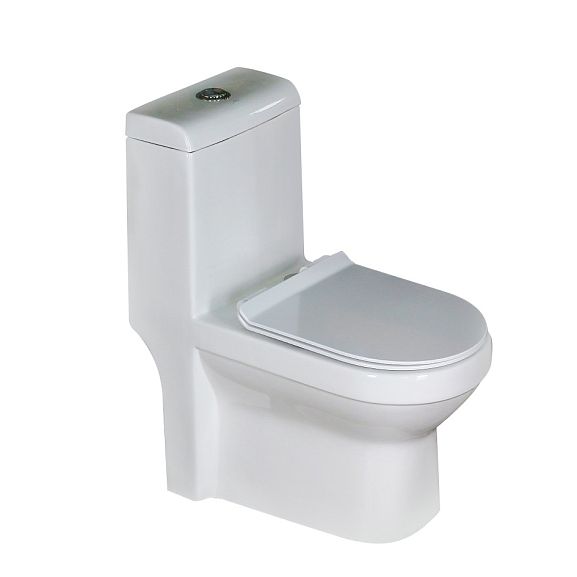 Унитаз-моноблок Melana MLN-2806D/2012D 38*71 с крышкой-сиденьем микролифт без креплений