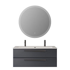 Комплект мебели Cezares Eco-Cer 120 Grafito (раковина CZR-8073-120-1-2)