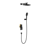 Душевой комплект Timo Helmi SX-4069/03SM черный матовый Душевой комплект Timo Helmi SX-4069/03SM черный матовый