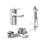 Комплект смесителей Ideal Standard Ceraflex BD001AA 3в1 Комплект смесителей Ideal Standard Ceraflex BD001AA 3в1