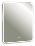 Зеркало Silver Mirrors Стив 80*100 с Led-подсветкой, часами и функцией антизапотевания Зеркало Silver Mirrors Стив 80*100 с Led-подсветкой, часами и функцией антизапотевания