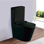 Унитаз-компакт Esbano Alagon-С 38,5*64 Matt Black безободковый с крышкой-сиденьем микролифт Slim Унитаз-компакт Esbano Alagon-С 38,5*64 Matt Black безободковый с крышкой-сиденьем микролифт Slim