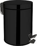 Мусорное ведро Aquanet 8074MB черный матовый 12л с педалью Мусорное ведро Aquanet 8074MB черный матовый 12л с педалью