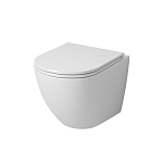 Подвесной унитаз Grossman GR-4455S 36*49 белый глянцевый безободковый с крышкой-сиденьем микролифт Slim Подвесной унитаз Grossman GR-4455S 36*49 белый глянцевый безободковый с крышкой-сиденьем микролифт Slim
