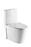 Унитаз-моноблок WeltWasser Welzbach 001 GL-WT 39*68 белый глянец безободковый с крышкой-сиденьем микролифт Slim Унитаз-моноблок WeltWasser Welzbach 001 GL-WT 39*68 белый глянец безободковый с крышкой-сиденьем микролифт Slim