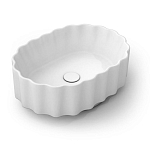 Раковина Kerama Marazzi Artbasin Conchiglia 50*36 белая матовая с донным клапаном Раковина Kerama Marazzi Artbasin Conchiglia 50*36 белая матовая с донным клапаном