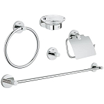 Набор аксессуаров Grohe Essentials 5 предметов 40344001 Набор аксессуаров Grohe Essentials 5 предметов 40344001