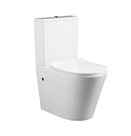 Унитаз-компакт Ceruttispa Sella GW 37*60,5 безободковый с крышкой-сиденьем микролифт Slim Унитаз-компакт Ceruttispa Sella GW 37*60,5 безободковый с крышкой-сиденьем микролифт Slim