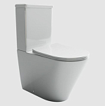 Унитаз-компакт Ceramicanova Highligh CN1802 36*61 безободковый с крышкой-сиденьем микролифт Slim Унитаз-компакт Ceramicanova Highligh CN1802 36*61 безободковый с крышкой-сиденьем микролифт Slim