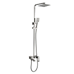 Душевая стойка Haiba HB24815 с изливом сталь матовая Душевая стойка Haiba HB24815 с изливом сталь матовая
