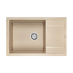 Кухонная мойка Paulmark Verlass PM317850-QU 78*50 с крылом кварц Кухонная мойка Paulmark Verlass PM317850-QU 78*50 с крылом кварц