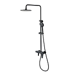 Душевая стойка Lemark Bronx LM3762BL с изливом черная Душевая стойка Lemark Bronx LM3762BL с изливом черная