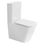 Унитаз-компакт ABBER Rechteck AC1210TMW 36*64 белый матовый безободковый с крышкой-сиденьем микролифт Slim Унитаз-компакт ABBER Rechteck AC1210TMW 36*64 белый матовый безободковый с крышкой-сиденьем микролифт Slim