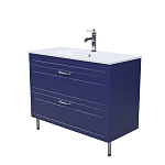 Тумба с раковиной Iddis Oxford 100 синяя Soft Touch (тактильный матовый) Тумба с раковиной Iddis Oxford 100 синяя Soft Touch (тактильный матовый)