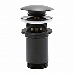 Донный клапан Omnires A706AT для раковины click-clack универсальный антрацит Донный клапан Omnires A706AT для раковины click-clack универсальный антрацит