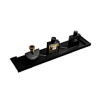 Полка Orans OLS-P7202 черная матовая Полка Orans OLS-P7202 черная матовая