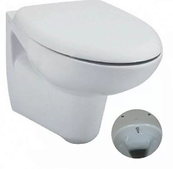Подвесной унитаз-биде Ideal Standard Ecco 36*52 с крышкой-сиденьем микролифт