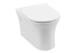 Подвесной унитаз Aquanet Roll-W 37*54,5 безободковый с крышкой-сиденьем микролифт Slim Подвесной унитаз Aquanet Roll-W 37*54,5 безободковый с крышкой-сиденьем микролифт Slim
