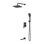 Душевая система скрытого монтажа Grossman Classic 501.K35.04.210 черный матовый Душевая система скрытого монтажа Grossman Classic 501.K35.04.210 черный матовый