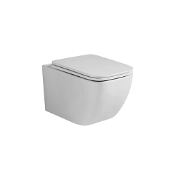 Подвесной унитаз Grossman Thin Rim GR-5603S 36,3*52,1 с крышкой-сиденьем микролифт Slim
