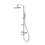 Душевая стойка Milardo Ideal Spa ILSSBTHM06 термостат с изливом, глянцевый хром