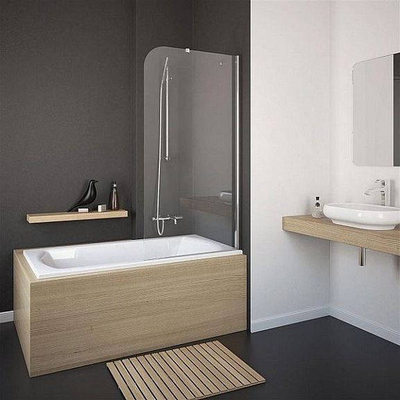 Шторка на ванну Radaway Torrenta PNJ 80*150 R прозрачное стекло