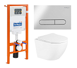 Комплект инсталляции 4в1 BelBagno (унитаз с сиденьем Uno BB3105CHR/SC + система инсталляции BB002-80 с кнопкой смыва BB005-PR-CHROME) Комплект инсталляции 4в1 BelBagno (унитаз с сиденьем Uno BB3105CHR/SC + система инсталляции BB002-80 с кнопкой смыва BB005-PR-CHROME)